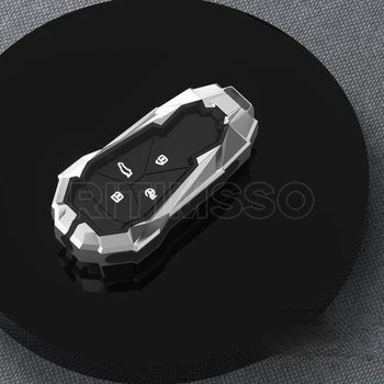 Alloy Car Key FOB Cover Case Protect Skin for Xpeng Xiaopeng P5 P7 G9 G3i Smart 4 Buttons Remote Keyless Keychain Accessories - Alloy Car Key FOB Cover Case Protect Skin for Xpeng Xiaopeng P5 P7 G9 G3i