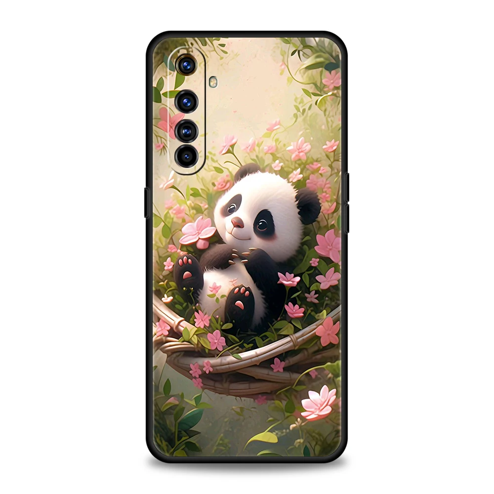 Cartoon Lovely Panda Shockproof Silicone Phone Case