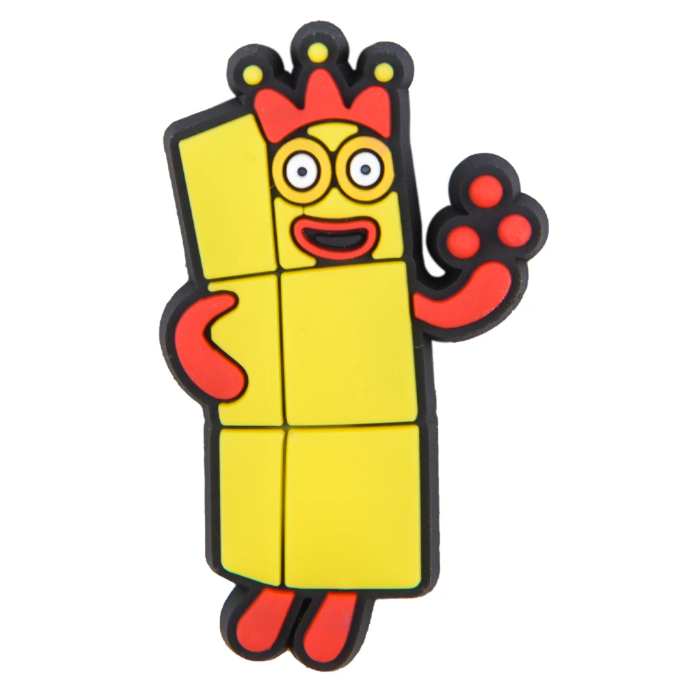 Cartoon Blocks Shoe Charms Shoes Decorations for Clogs Sandals Bracelets Accessories for Kids Boys Girls Birthday Party Gifts