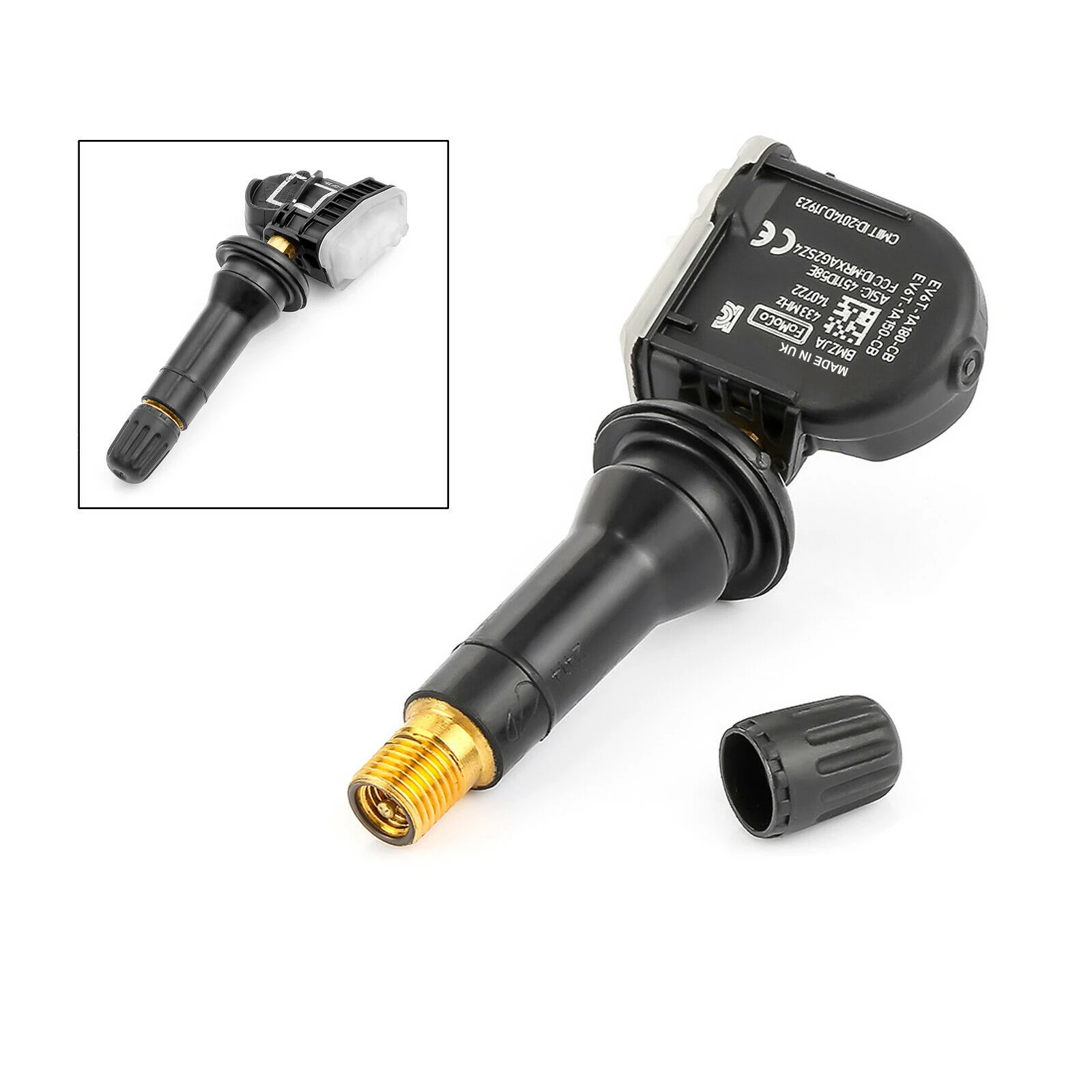 

4pcs TPMS Tyre Pressure Sensor For Ford Focus Fiesta B-Max C-Max Kuga 1862980 2036832 EV6T-1A180-CB EV6T-1A180-DB