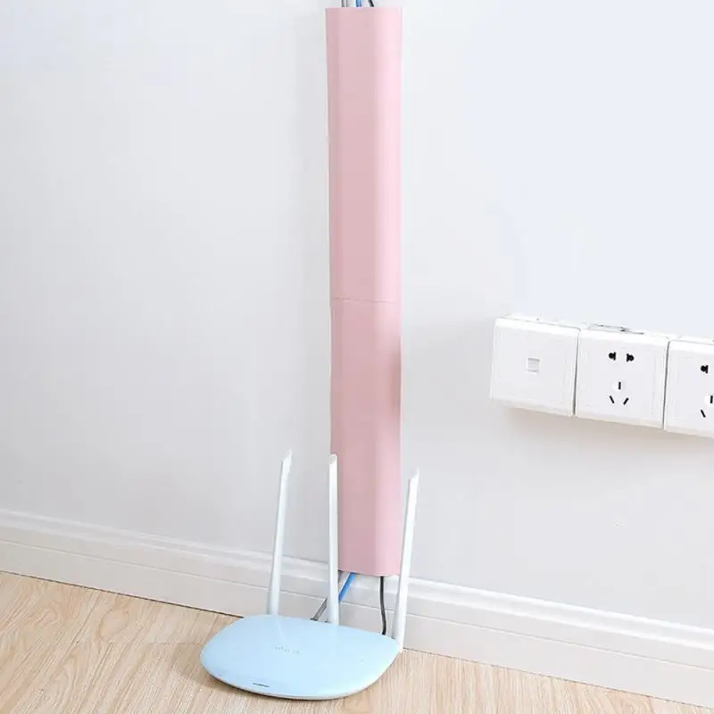 TV 컴퓨터 워크스테이션 케이블 거치대 정리함 보관용 자체 접착 벽 와이어 보관함, 30cm TV 케이블 커버, 1  5 개