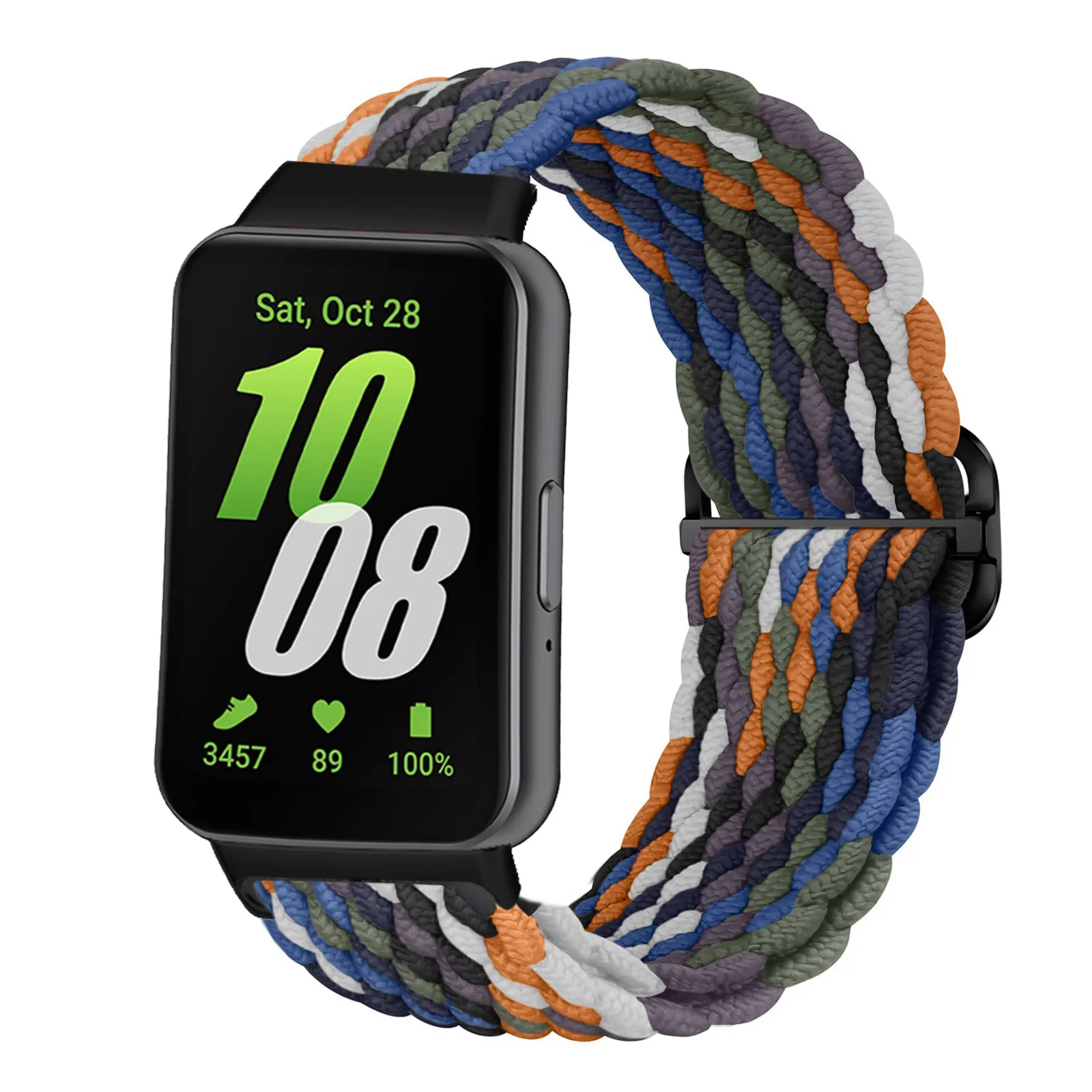 Samsung Galaxy Fit 3 Braided Nylon Adjustable Sport Strap Bracelet