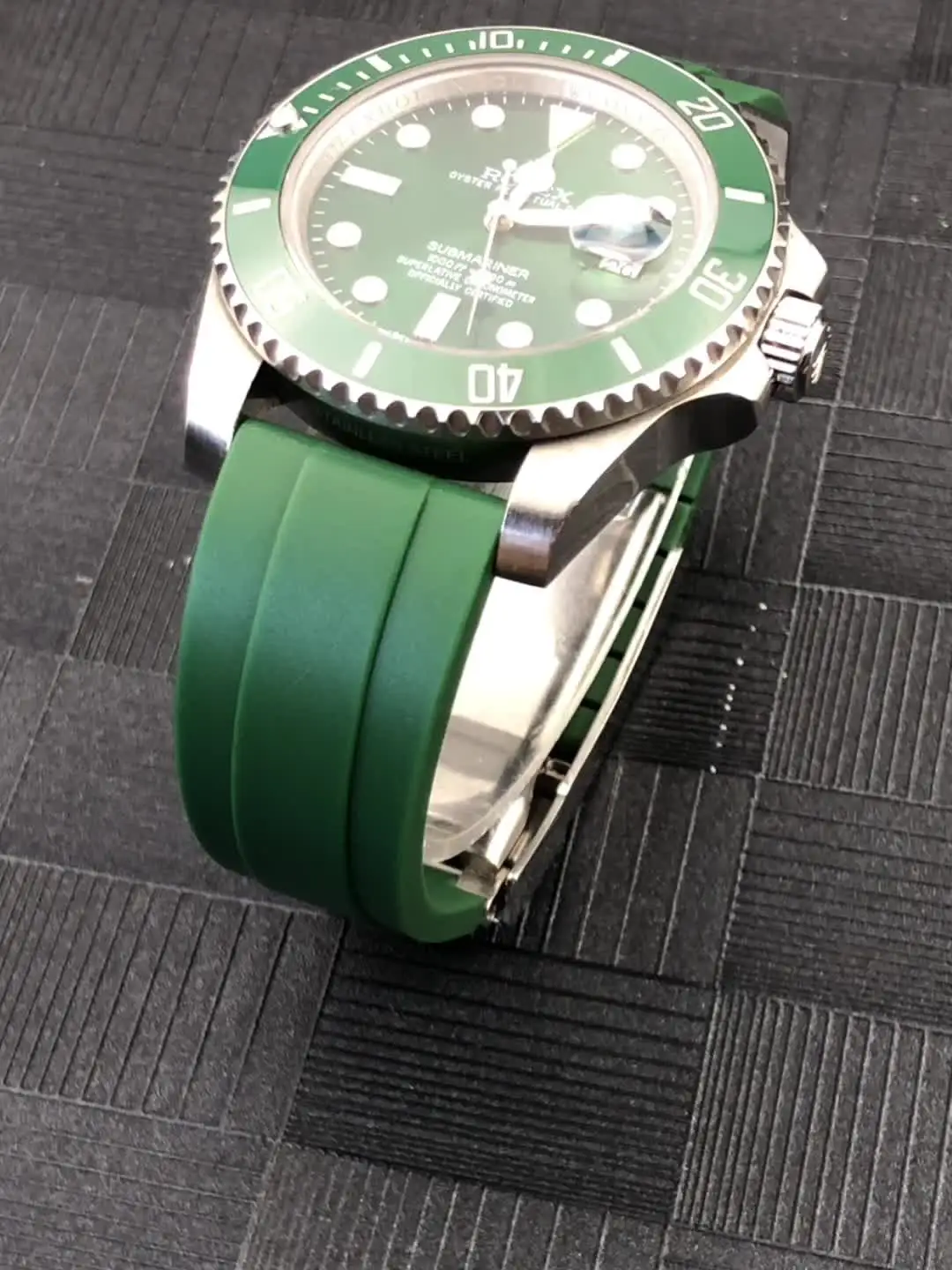 Cinturino per orologio subacqueo in gomma siliconica XL