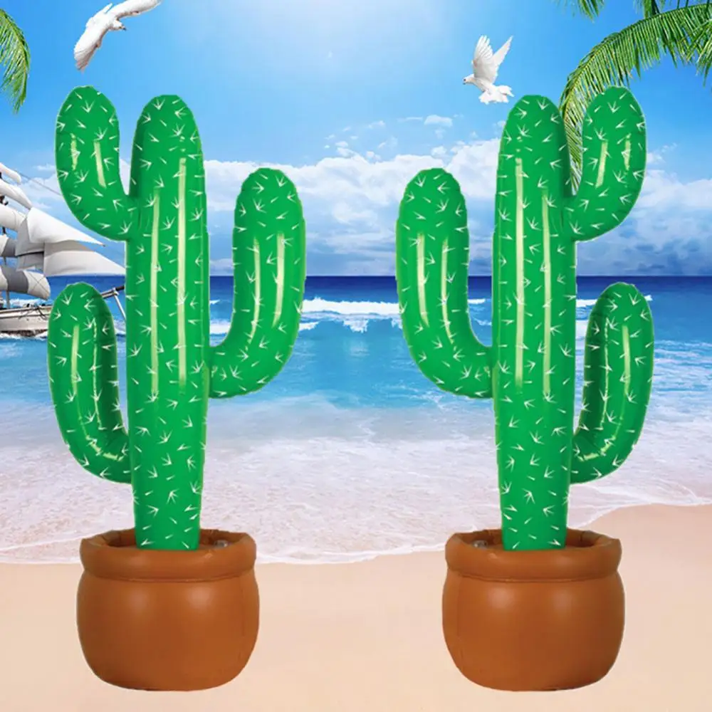 90cmAirInflatableBlowUpHawaiianTropicalPalmTreeCactusCoconut