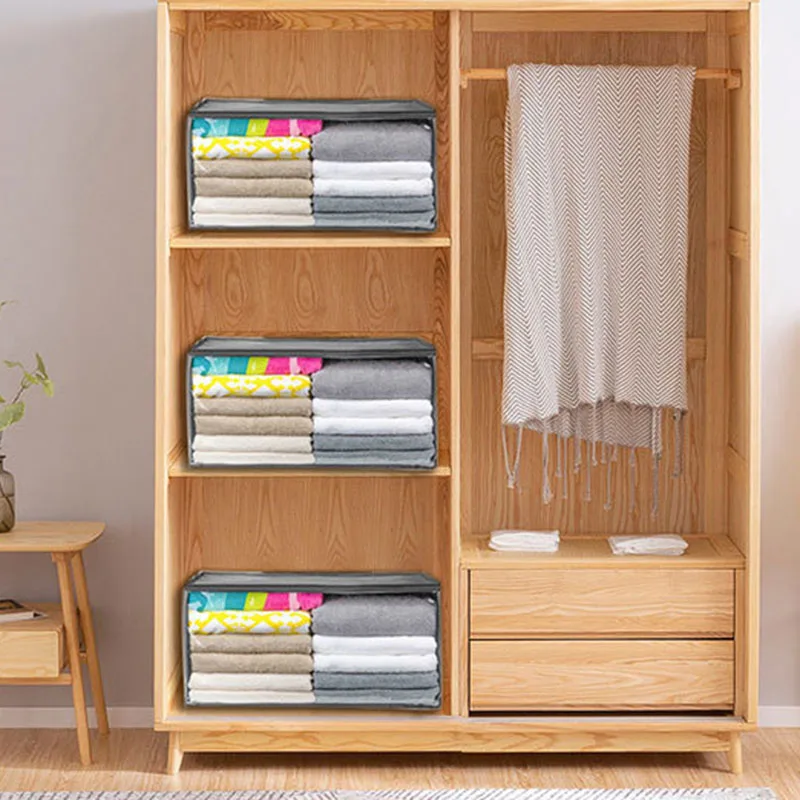Oversized Comforter and Blanket Storage Bags – Clothing Storage Bags, Shoe Toy Storage Bags, Clear Travel Storage Boxes 4