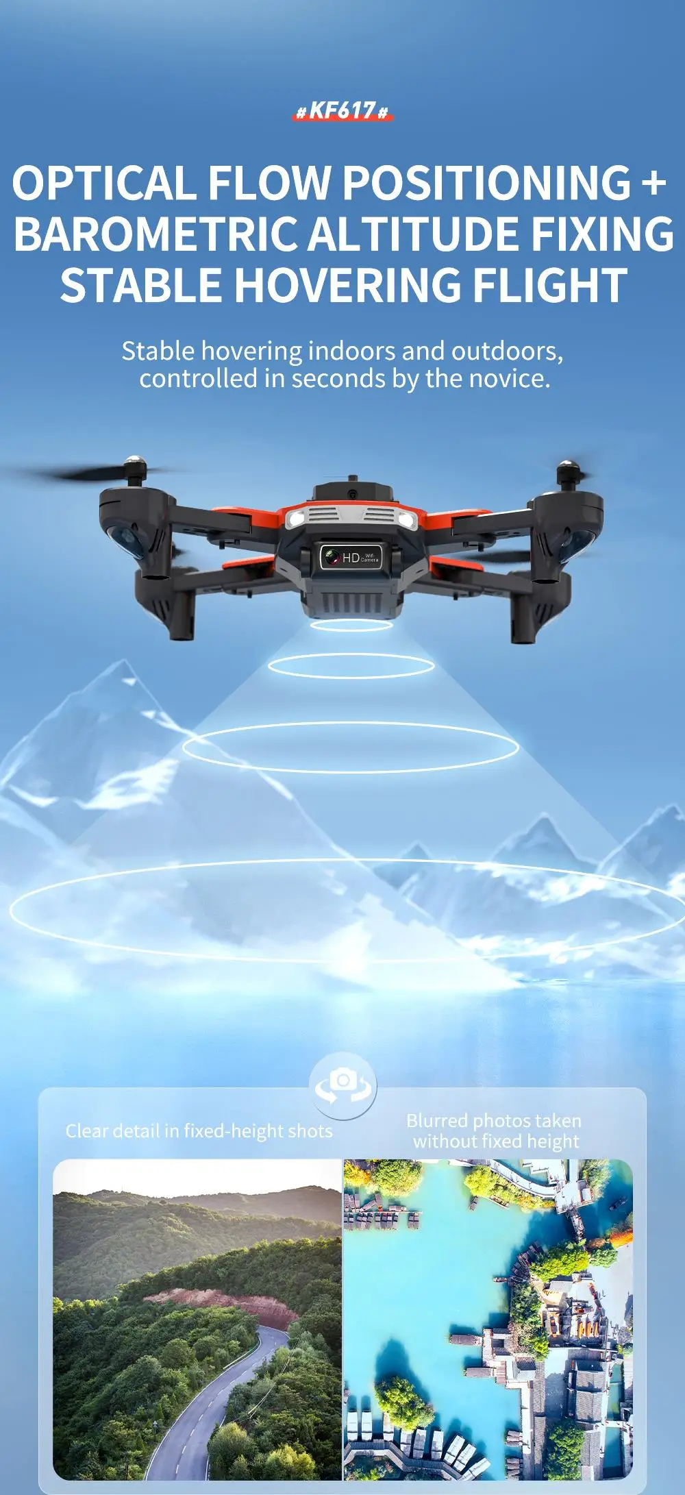 KF617 Drone, #kf617 # optical flow positioning barometric altitude