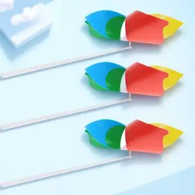 25개 다채로운 플라스틱 풍차 장 회전식 장식품, 야외 정원 파티, 결혼식 답례품, 눈길을 사로잡는 밝고 오래 지속되는 풍차