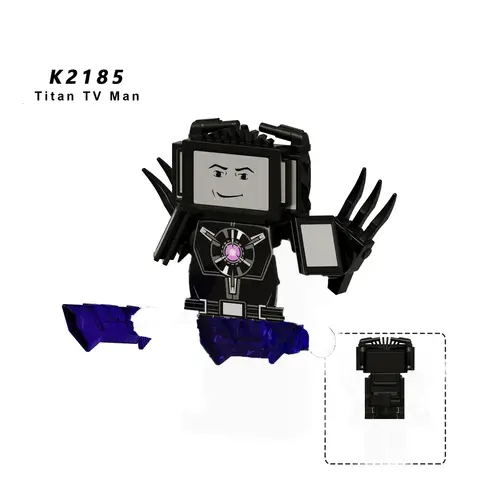 New KDL SWAT Skibidi Toilet Man Figures Anime Block Toys TvMan Titan Cameraman Speakerman Bricks Model Toy Birthday Gift - Image 75