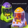 Children's mini ball catching machine, small candy clip doll machine, internet famous claw doll, egg twisting machine, toy 1