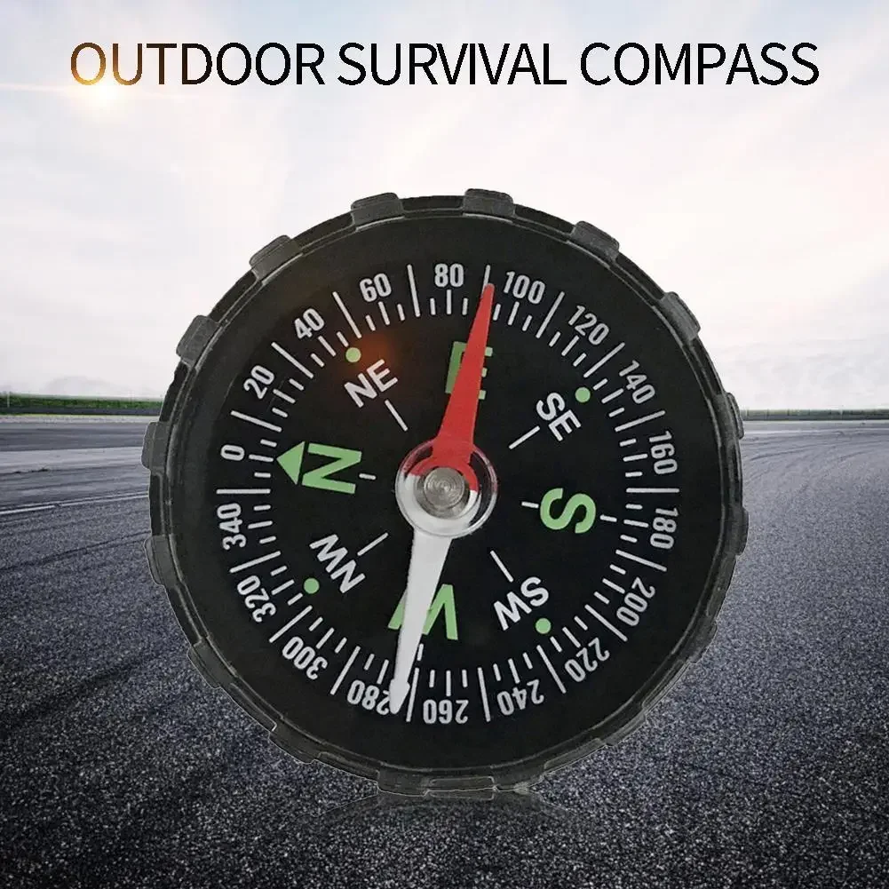 1-10PCS Portable Mini Camping Compass Navigation Button Design