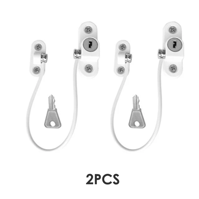 Home Window limiter Baby Door Lock Protection from Children Window Lock from Children Lockers Drawer Password Locks Baby Safety Screw fixed 2pcs