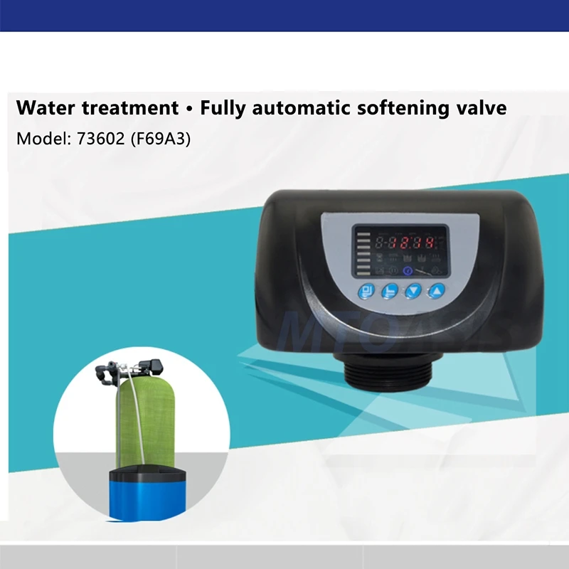 F69A3 water treatment control valve automatic reflow softner control valve flow flow type 2 tons home water softener