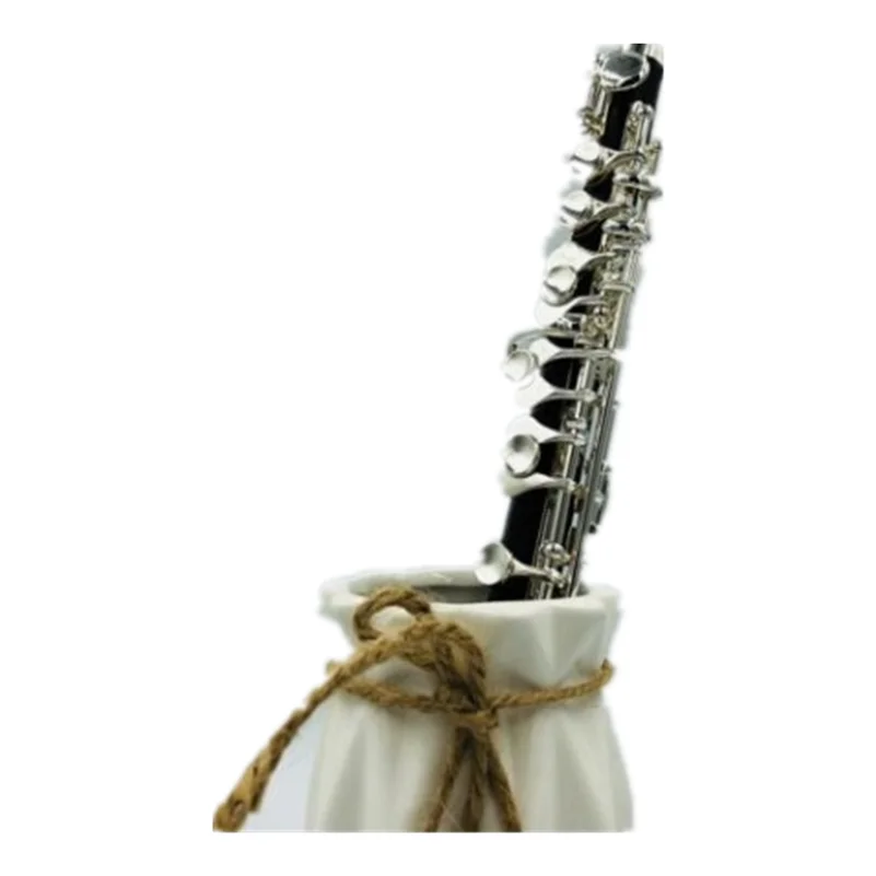 MeeLe A-01 Grenadilla Wood Body&Head Piccolo C Key Piccolo Silver Plated Keys