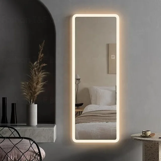 Smart Touch Wall-Mounted Full-Length LED Mirror 2