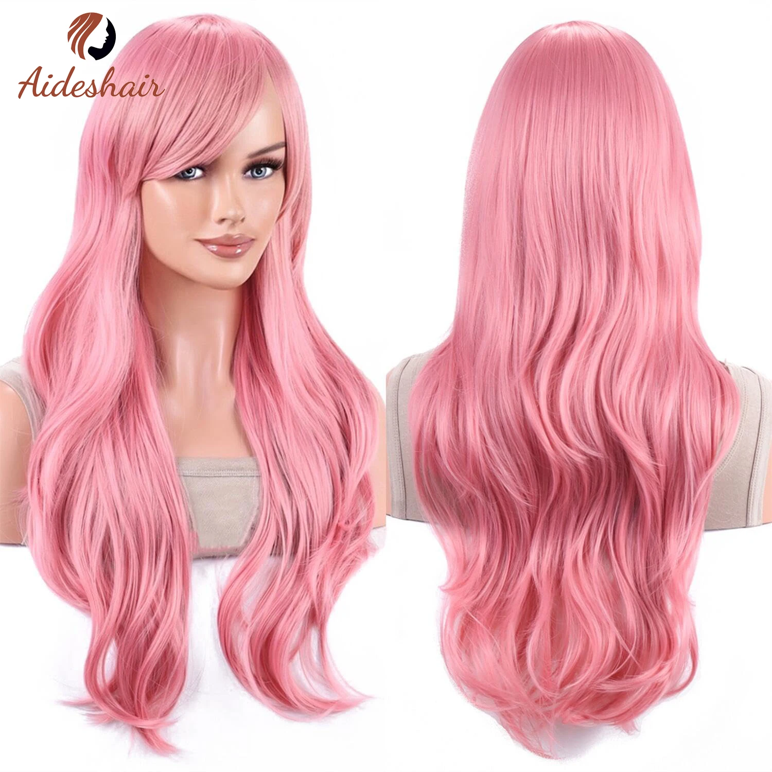 AideshairFashionWigs2870cmLongWavyCurlyHairHeatResistantWig