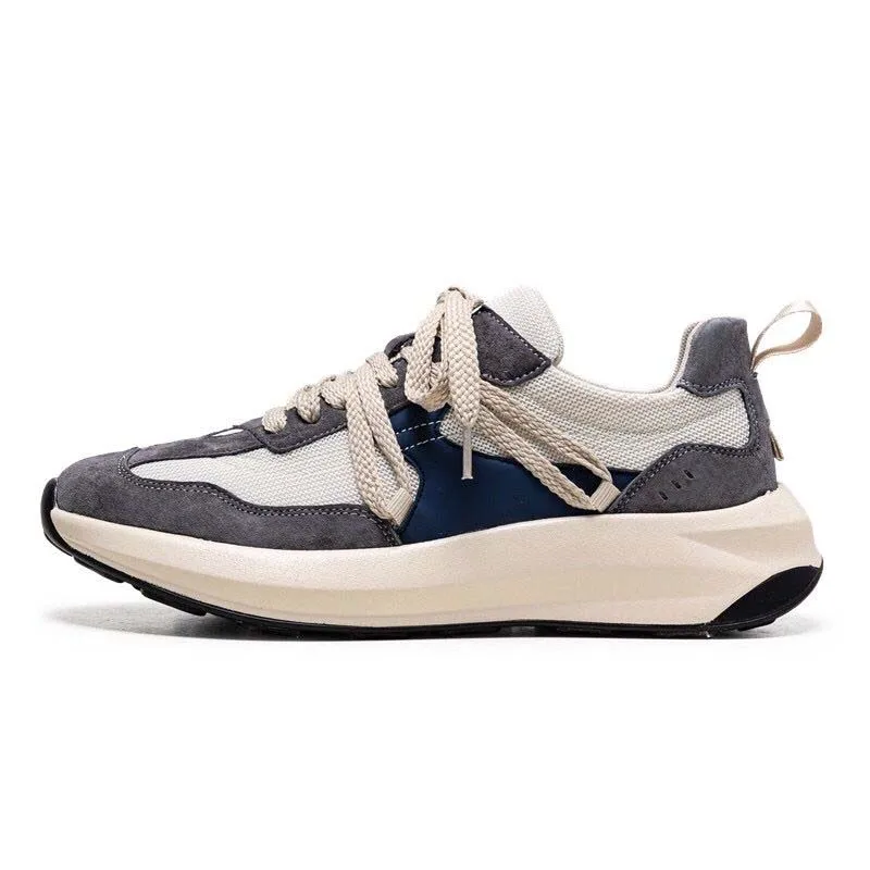 

Кроссовки мужские на толстой подошве, 6 см, 2023