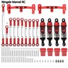 1 Set Metal Chassis Link Rod Tie Rod Mounting Bracket Shock Absorber Kit For MN D90 MN99S WPL C14 C24 RC Car Upgrade Parts 1