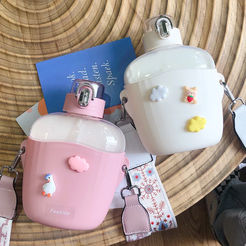 наклейки случайные 700 мл женские летние милые Kawaii соломы Кубок большой живот