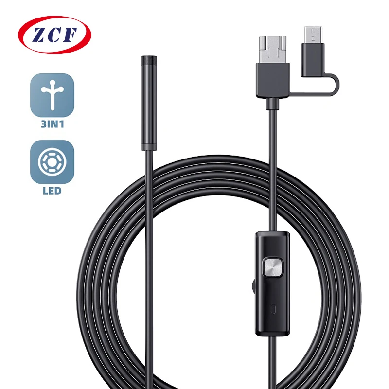 Industrial Endoscope Camera for iPhone iOS System HD960P Waterproof  Inspection Sewer Borescope Camera for Checking Car - AliExpress