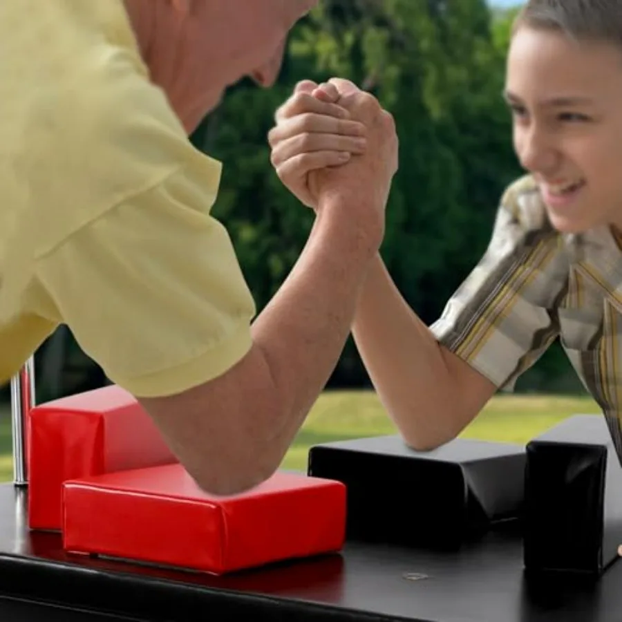 Standard Arm Wrestling Battle Table, Steel Structure Material Arm Wrestling Table, Suitable for Home Or Office Entertainment, Bl