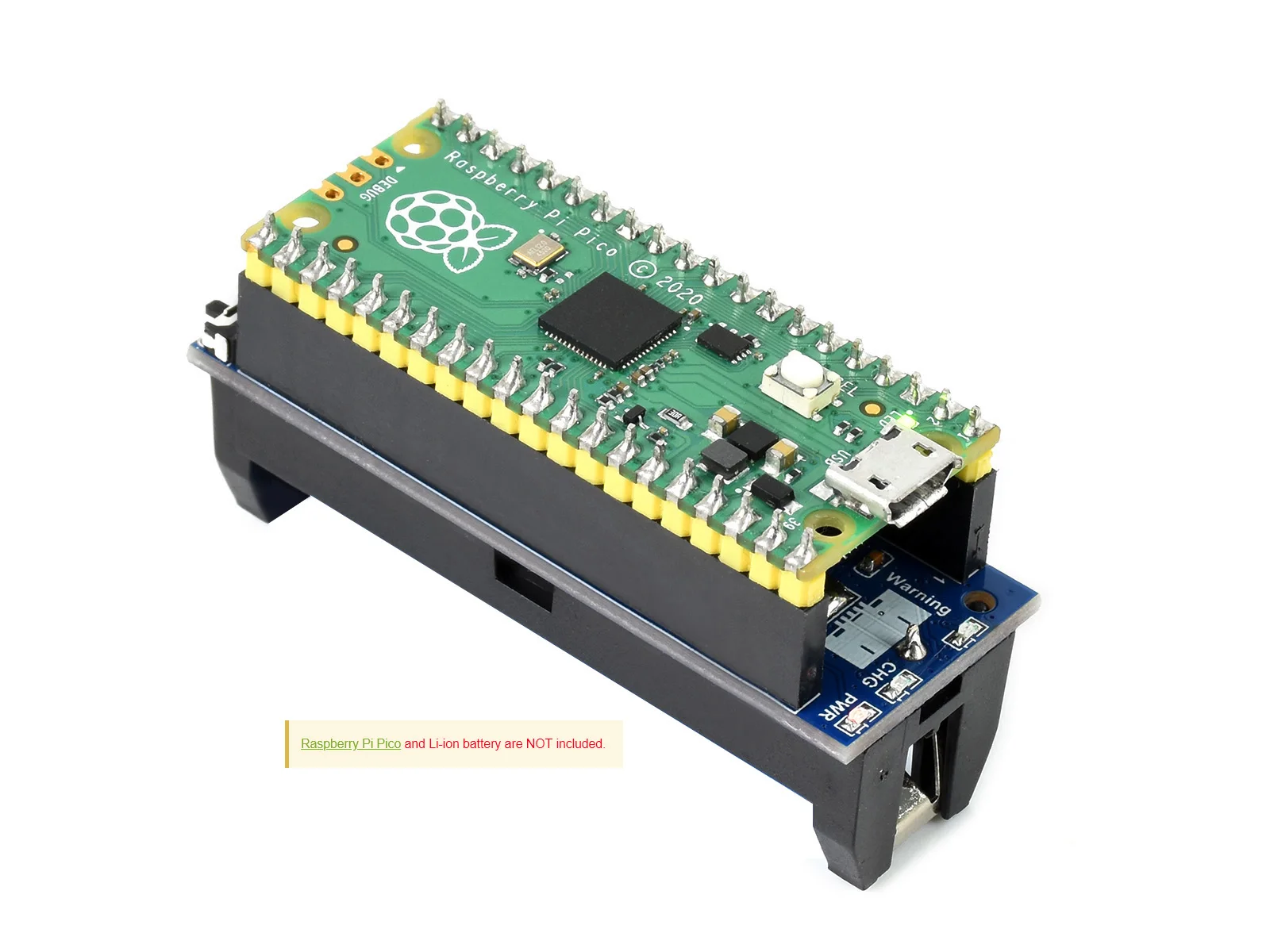 Raspberry Pi Pico Waveshare Ups , Noodvoeding, Houden Pico Running Terwijl Opladen
