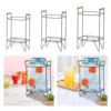 Beverage Dispenser Stand Drink Metal Dispenser Stand Dispenser Holder for Water Glass Jar Jug Gallon Containers Parties 3