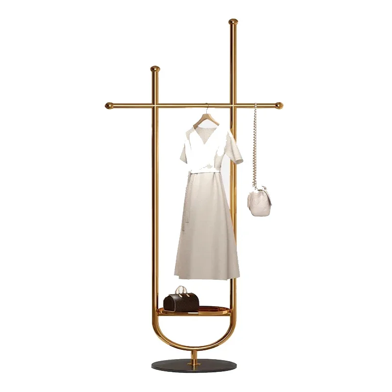 Standing Coat Rack Wall Jackets Dining Chair Clothes Holder Shelf Hanger Floor Baobao Bag Dress Room Hanger Coats Racks Pants