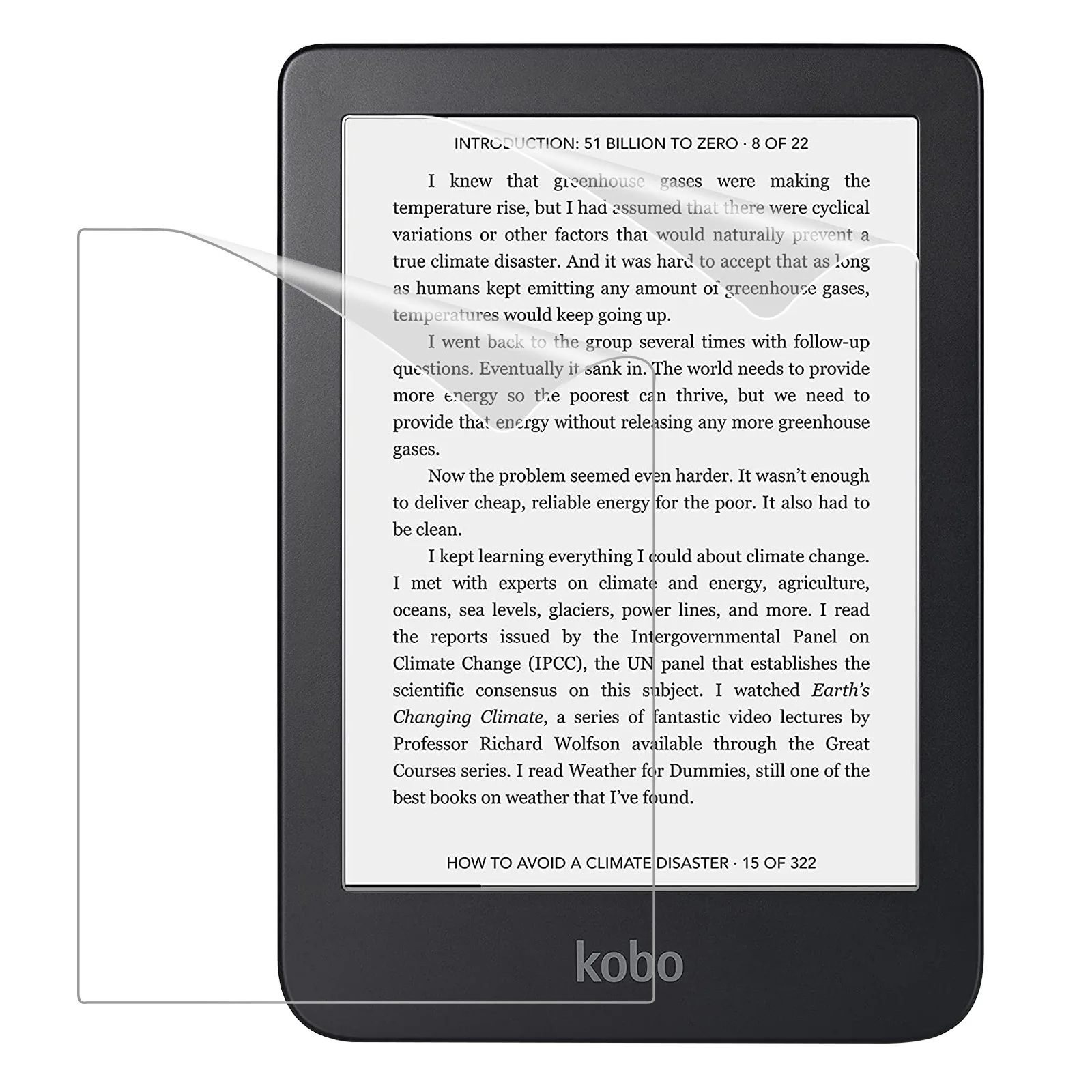 2Pack Screen Protector for Kobo Clara Colour 6" 2024/Kobo Clara BW 6" 2024/Kobo Clara 2E 6" 2022,Anti-Glare Premium PET Protect