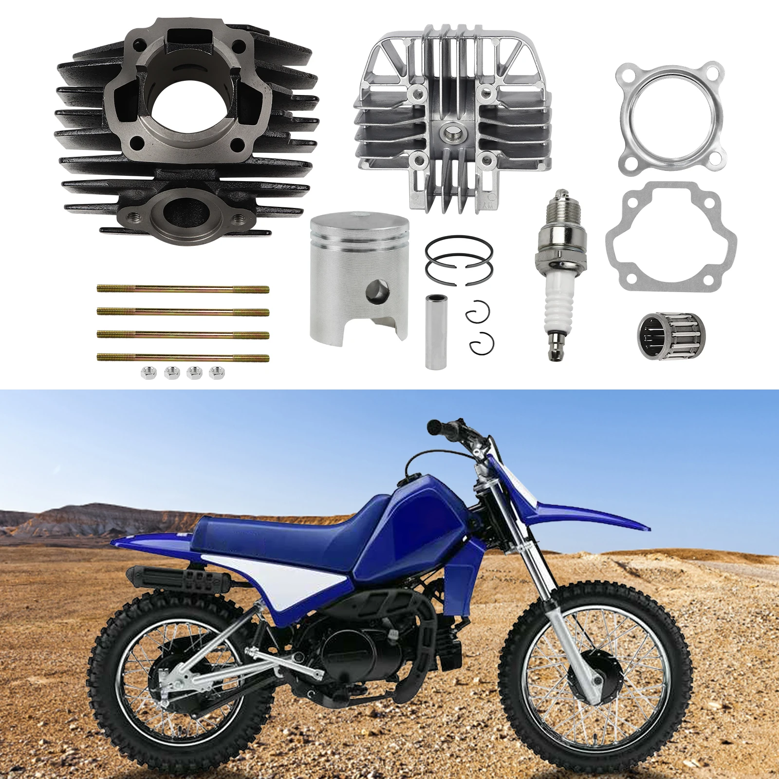 Kit piston PROX PW 80 1983 à 2006 -3E5- (47.00mm) - Pièces