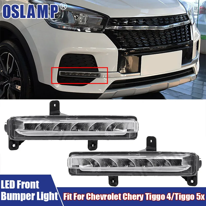 

Car LED Front Bumper Fog Light Daytime Running Light Fit For Chevrolet Chery Tiggo 4/Tiggo 5x Car Accessories Fog Light Assembly