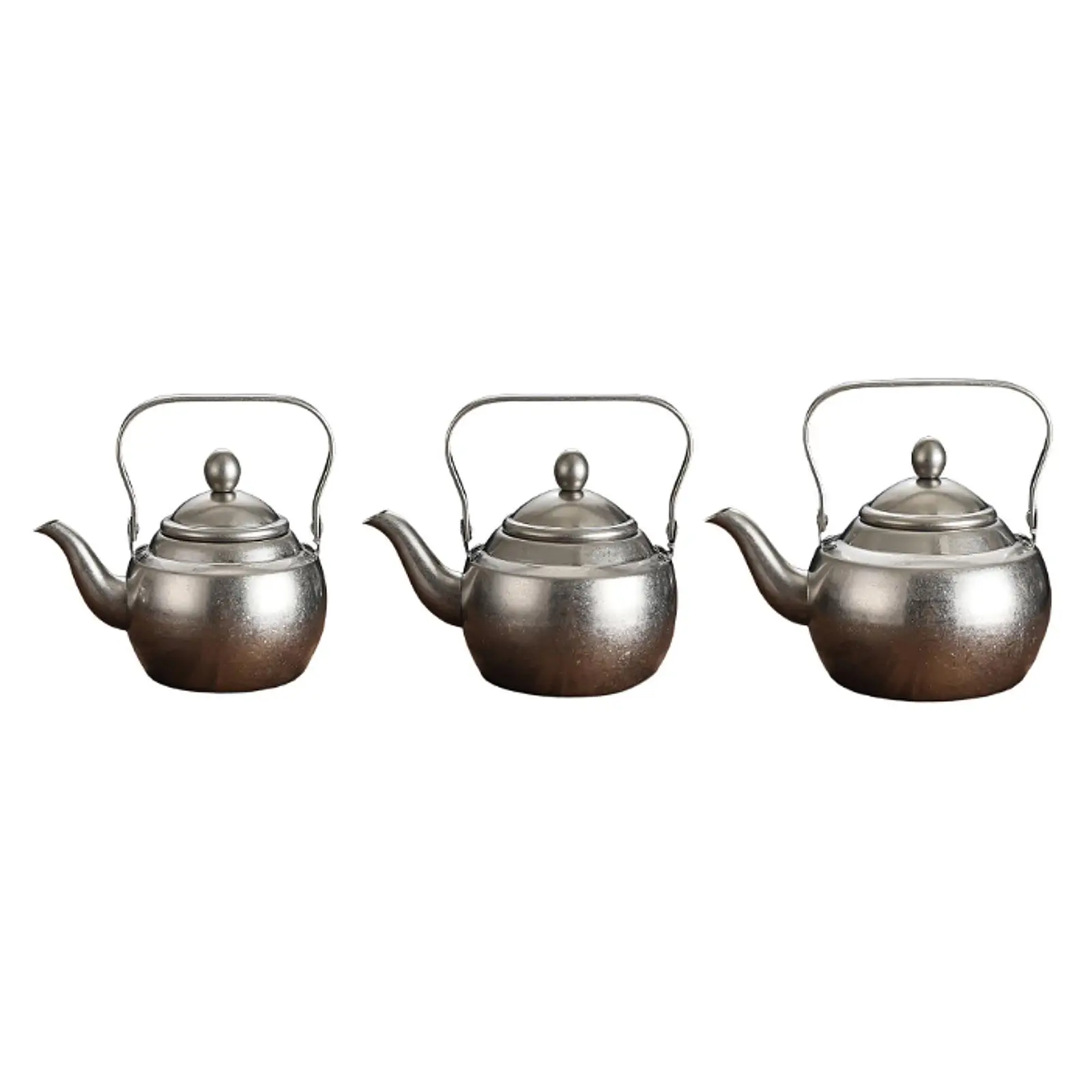 Thick stainless steel teapot with handle, portable, with removable infuser, Thick stainless steel teapot with handle, portable, with removable infuser,