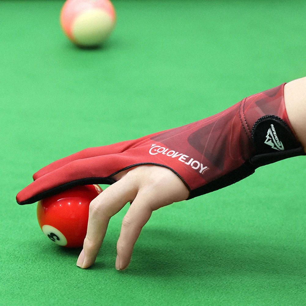 Full-Finger Billiards Gloves Left/Right Hand Billiard Pool Gloves Universal Billiard Sports Accessories