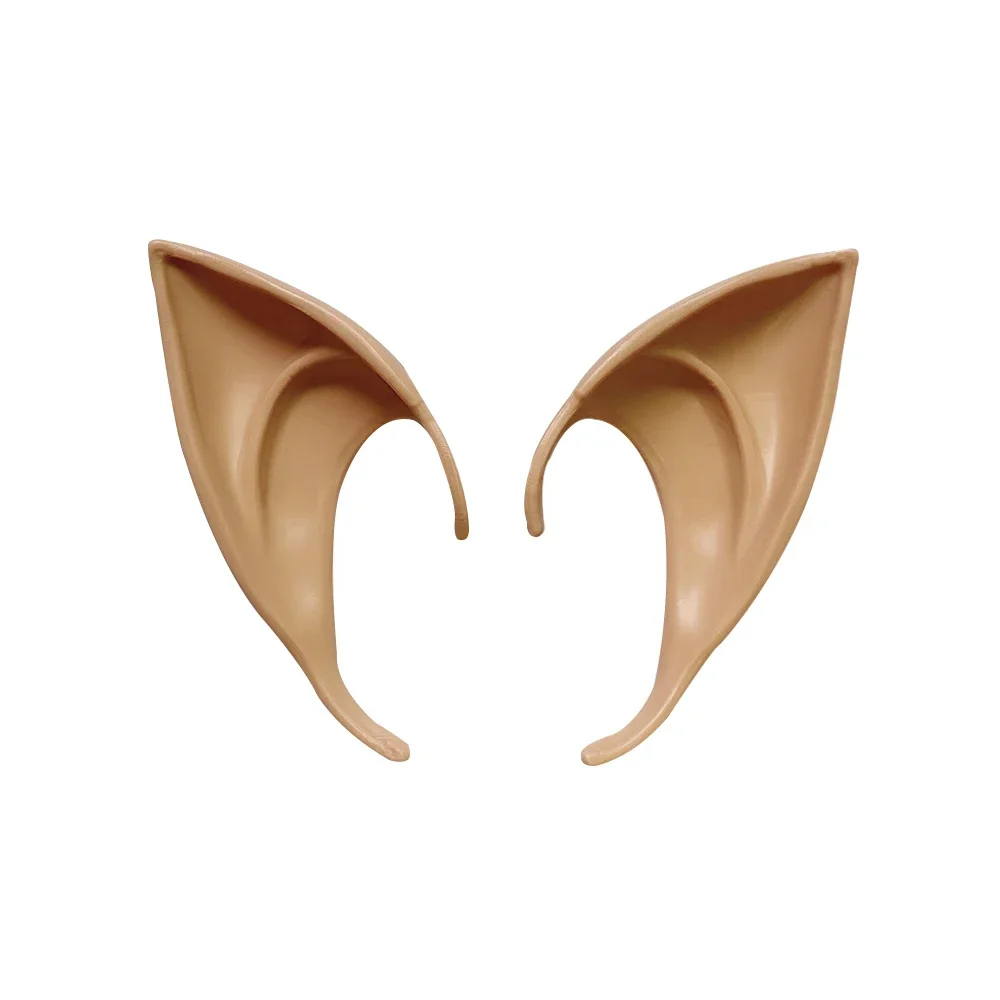 1 쌍 라텍스 엘프 귀 높은 시뮬레이션 부드러운 무해한 거짓 귀 소품 요정 천사 드레스 코스프레 후크 할로윈 크리스마스 장식 -  AliExpress