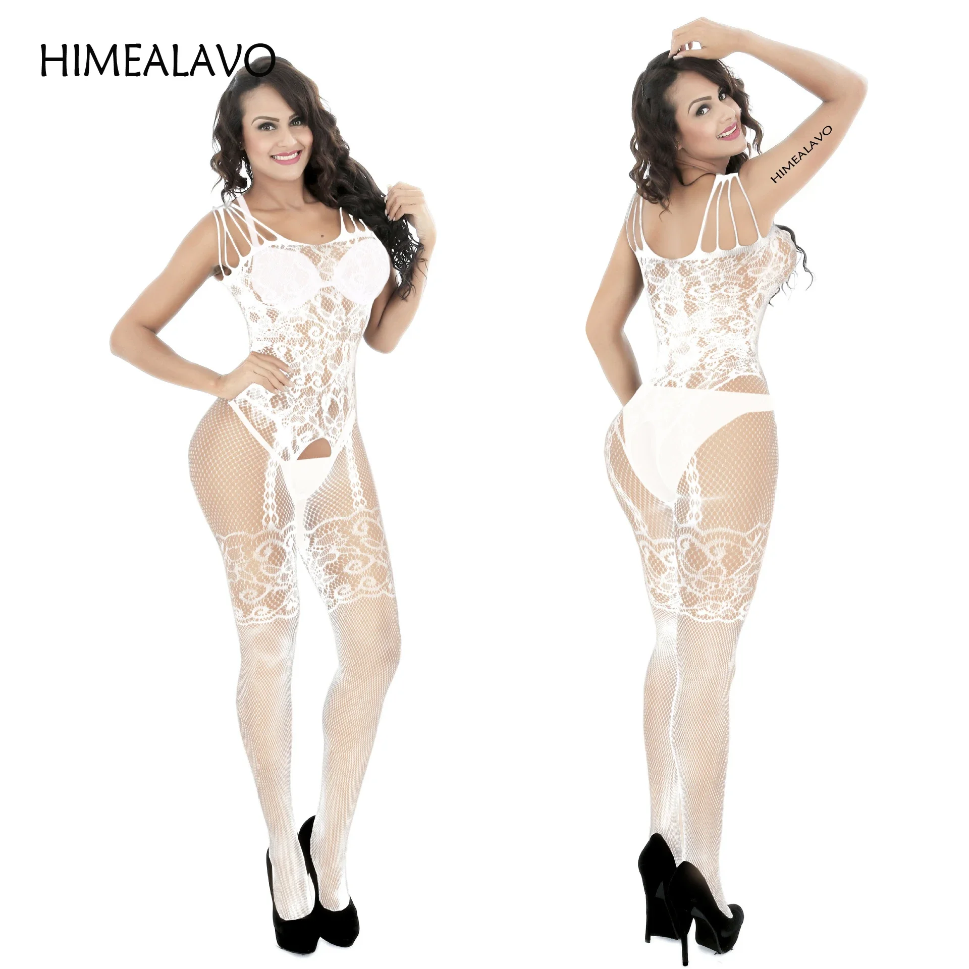 Sexy Lingerie Hollow Underwear Exotic Apparel Jumpsuit Full Body Stockings Teddies Bodysuits