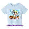 2024 New Naruto Zhu Li Naruto Summer Cool Children t shirt Leisure Pillar Man Cartoon T-shirt Boys And Girls 3-15 Years Old 2