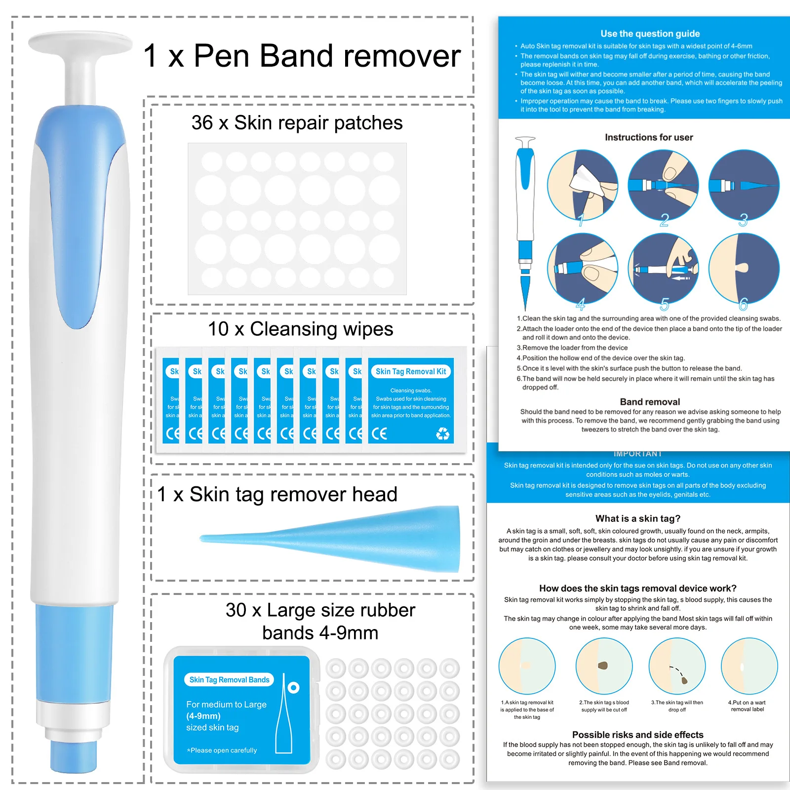 Painless Mole Removal Tool Kit for Facial Skin Care