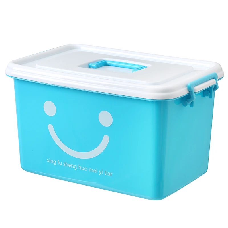 Oversized plastic storage box clothes finishing box thick clearing large  storage box has covered clothing storage box