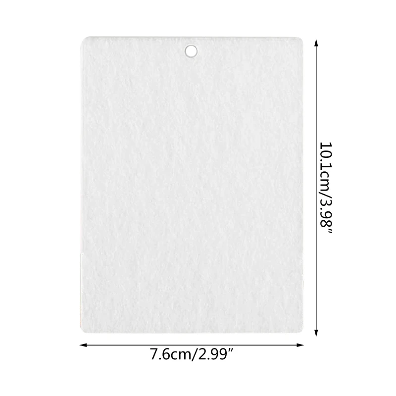 Sublimation Blank Felt Sheet - White