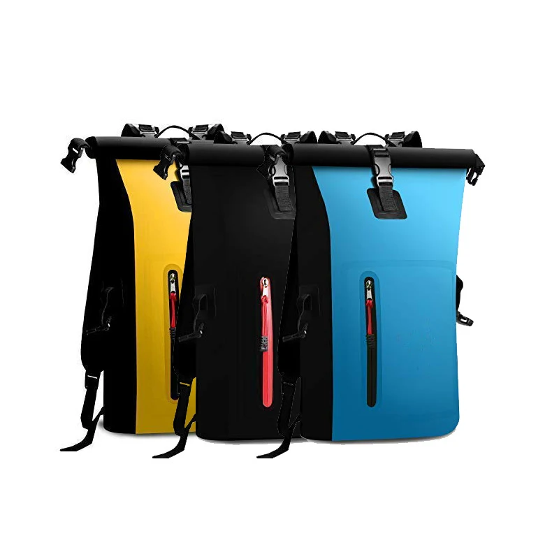 

2023 New 25L Outdoor Sport PVC Waterproof Bag for Adult Rafting Boating Swimming Travel Soft Wear-resistant Foldable Rafting Bag
