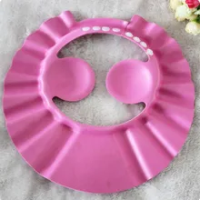  Adjustable Baby Swim Cap Bath Shampoo Eye Protection Head Shower Water Cover Baby Care Wash Hair Shower Cap For 0-6 Years Kids 