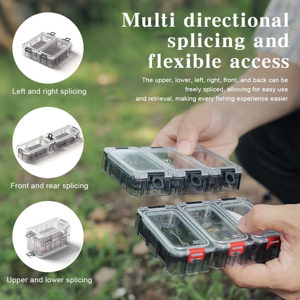 Expandable Fishing Tackle Box Fishing Hook Storage Container Waterproof Carp Accessories Organizer Case Fishing Accessories