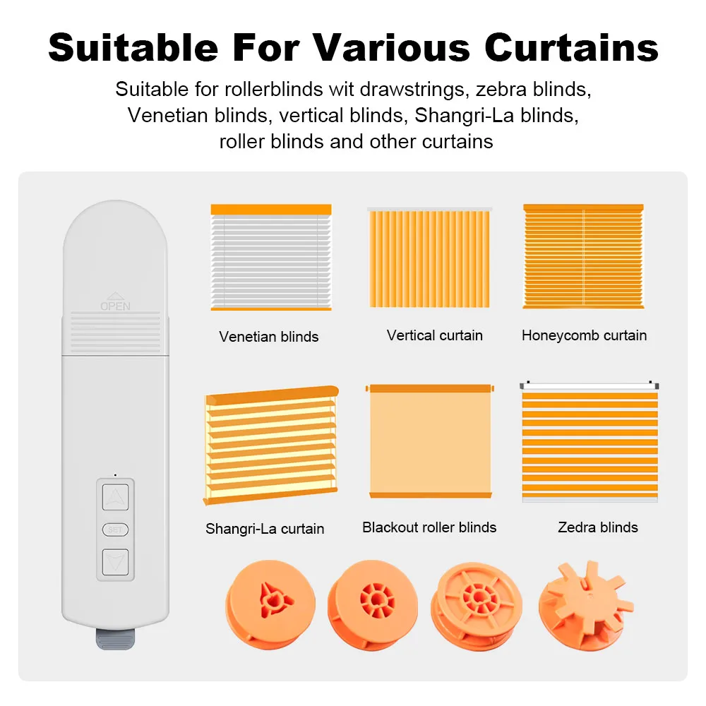 Manhot Tuya Zigbee Smart Electric Curtain Motor Roller Shade Driver With Solar Panel Voice Controll For Alexa Google Home Yandex