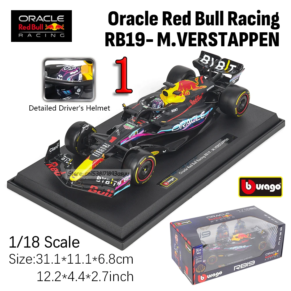 Bburago 1:18 新しい F1 チャンピオン レッドブル レーシング RB19