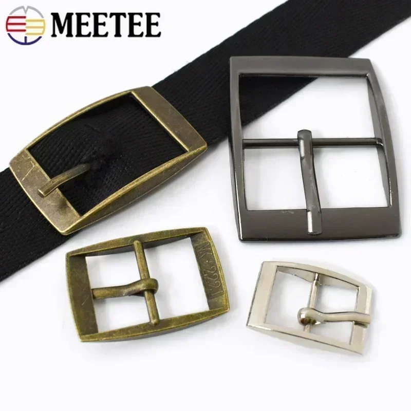 Metal Pin Buckles 10/20/30Pcs 15-30mm Belt Adjust Clasp Bag Strap Webbing Dog Collar Hook DIY Hardware Accessories