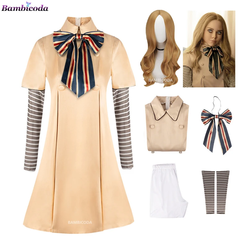 

MEGAN Cosplay Dress for Kids Girls Women AI Doll Robots Megan Dresses Uniform Two Thousand and Twenty-three Halloween Costumes