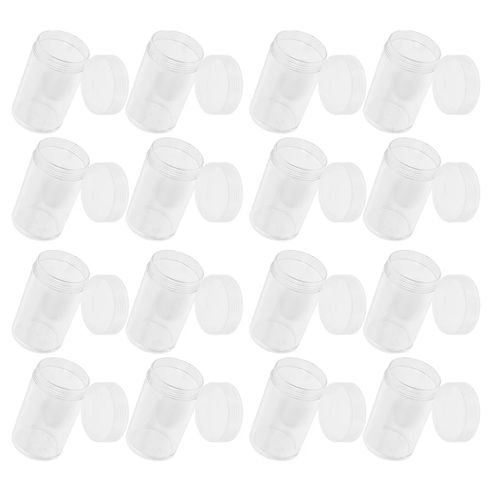 

20pcs Clear Coin Holder Case Transparent Coin Protectors Coin Containers Boxes
