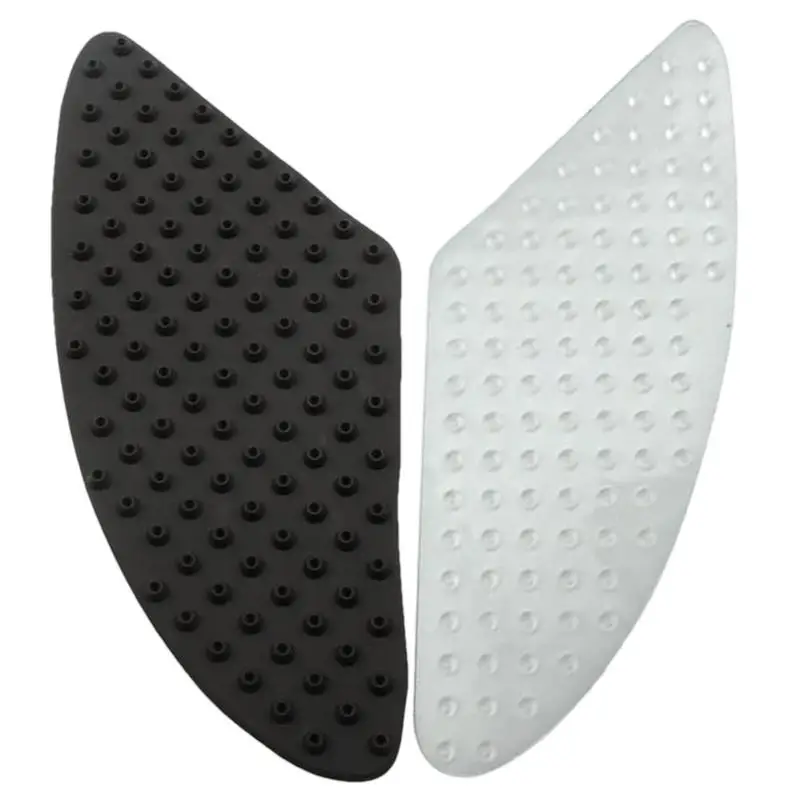 

Motorcycle Tank Pad 2pcs Motorcycle Tank Sticker Knee Tank Grip Gas Tank Traction Pad Non Slip Rubber Pad Motorcycle Accessories