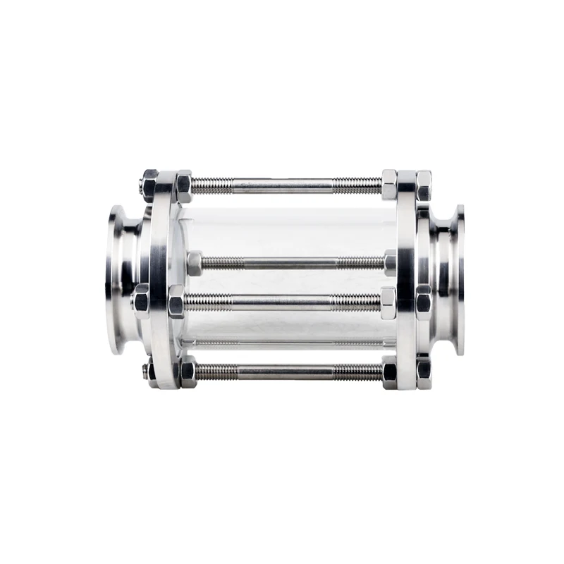 3"(76mm) OD91mm Tri-clamp High Quality Flow Sight Glass Diopter For Distillation,Height 151mm,Pipeline sight glass SS304 sanitar
