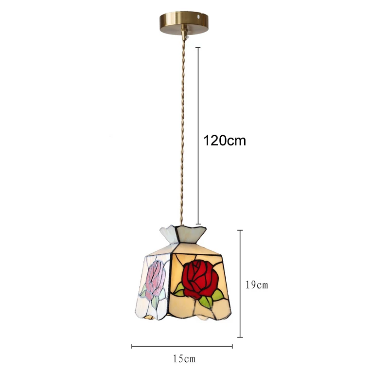 ثريا تيفاني الزجاجية العتيقة لغرفة المعيشة الحديثة...