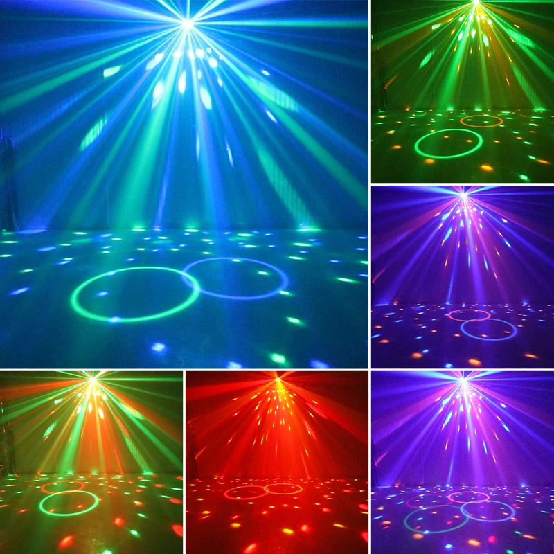 YSH USB Little Magic Ball Mini Projector RGB Disco Ball Family Party Lights New Year Glow In The Dark Party Supplies LED Light